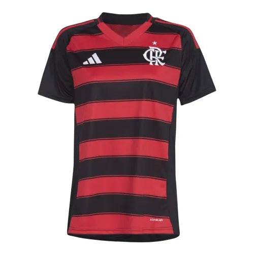 Camisa CRF Feminina Home 25/26 - Preta e Vermelha