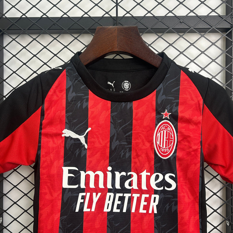Kit Infantil Milan Titular 25/26 - Lançamento