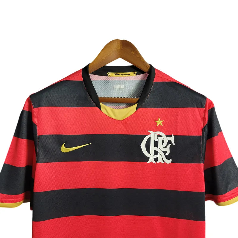 Camisa CRF Home 08/09 Retrô - Vermelha e Preta