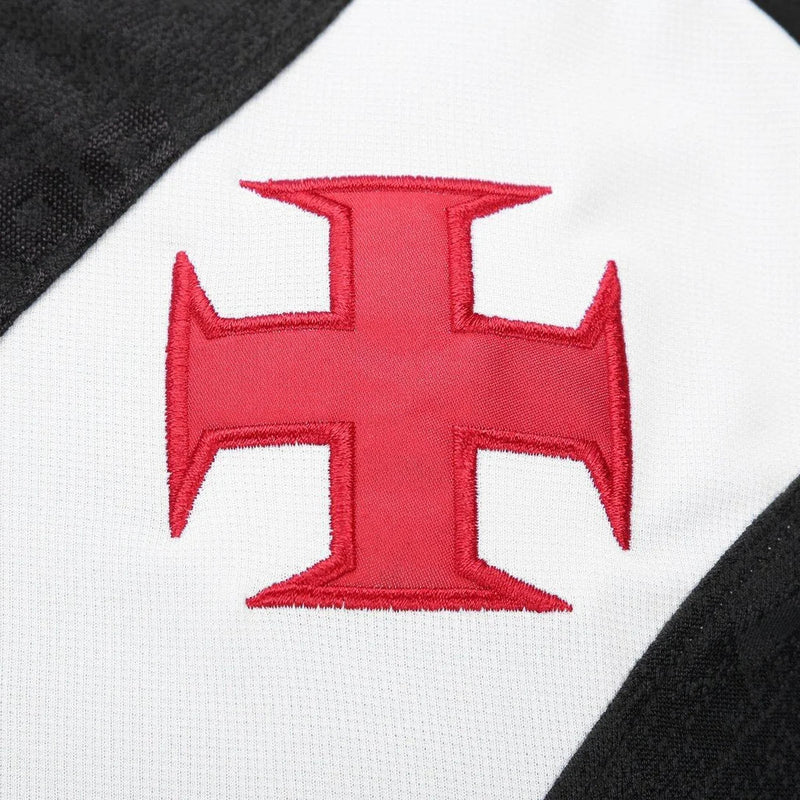 Camisa Vasco Home 25/26 - Preta e Branca
